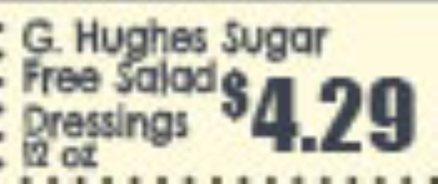 G. Hughes Sugar Free Salad Dressings