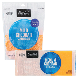 Essential Everyday Shredded & Chunk Cheeses