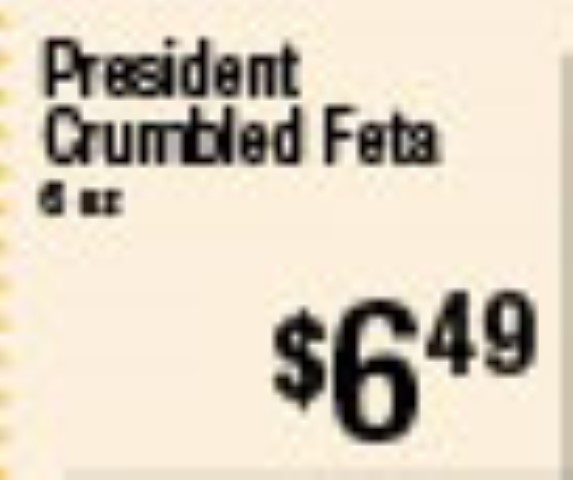 President Crumbled Feta 