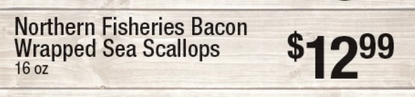 Northern Fisheries Bacon Wrapped Sea Scallops