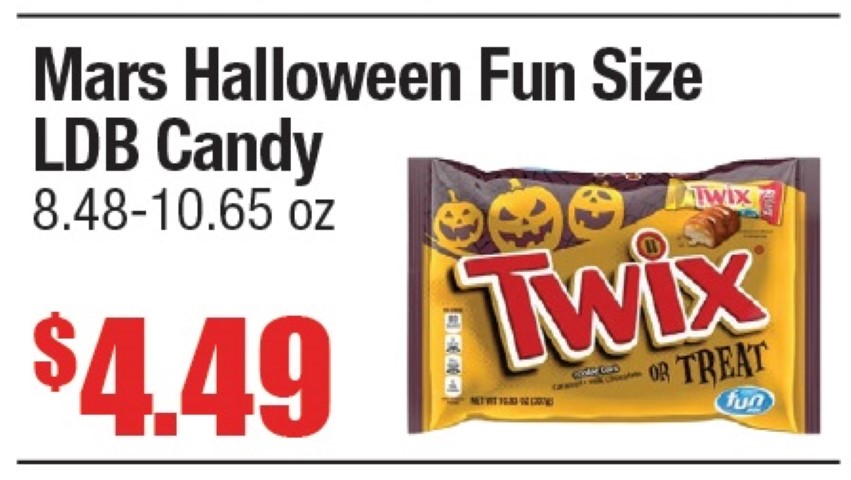 Mars Halloween Fun Size LDB Candy