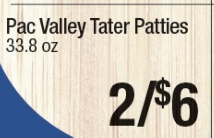 Pac Valley Tater Patties