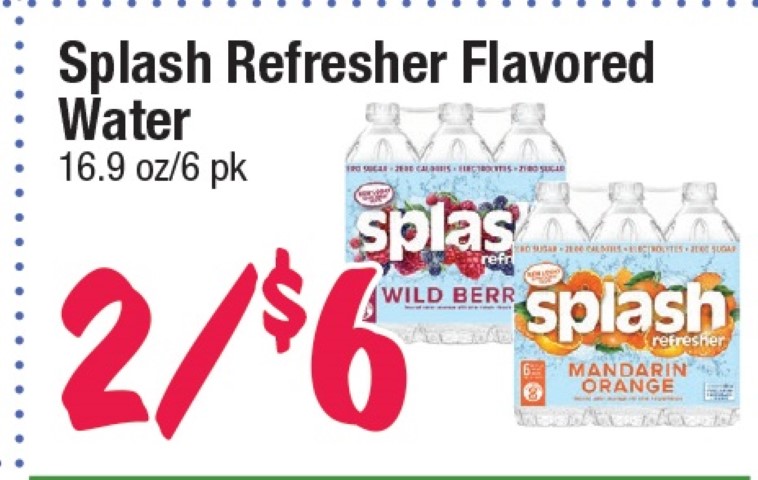Splash Refresher Flavored Water