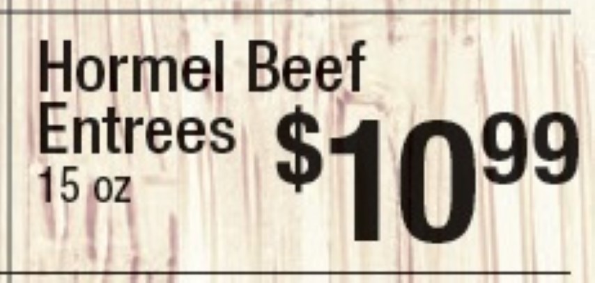 Hormel Beef Entrees