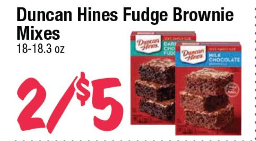 Duncan Hines Fudge Brownie Mixes, 