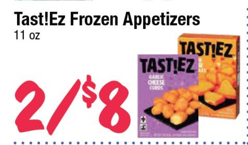 Tast!Ez Frozen Appetizers