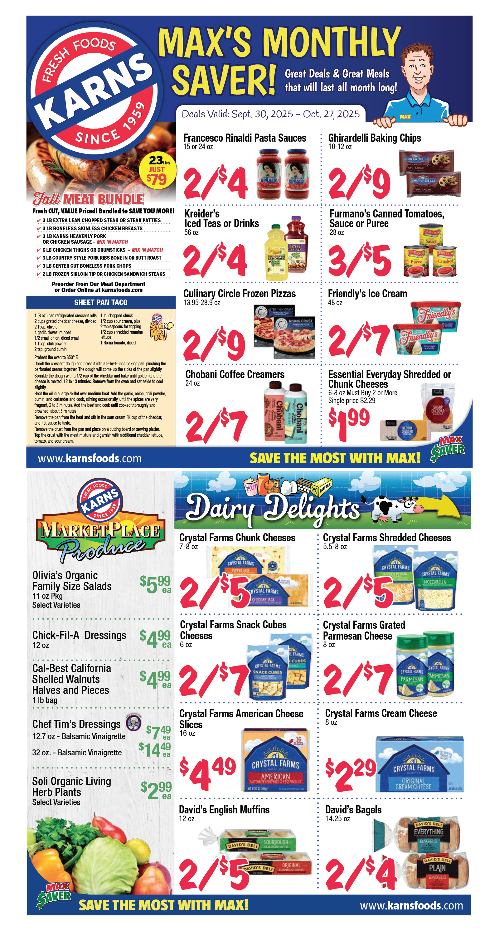 Karns Foods Monthly Ad