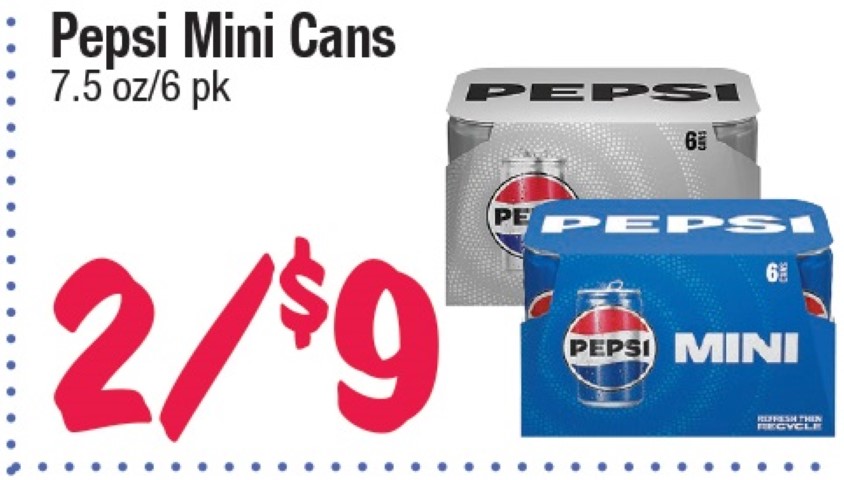 Pepsi Min Cans