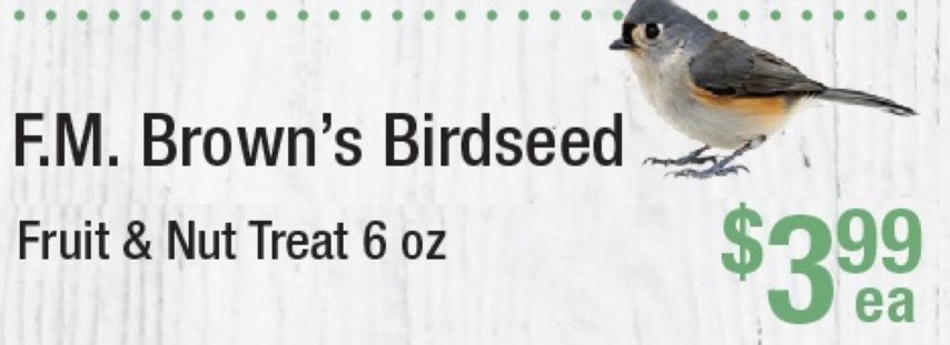 F.M. Brown's Fruit & Nut Treat Birdseed