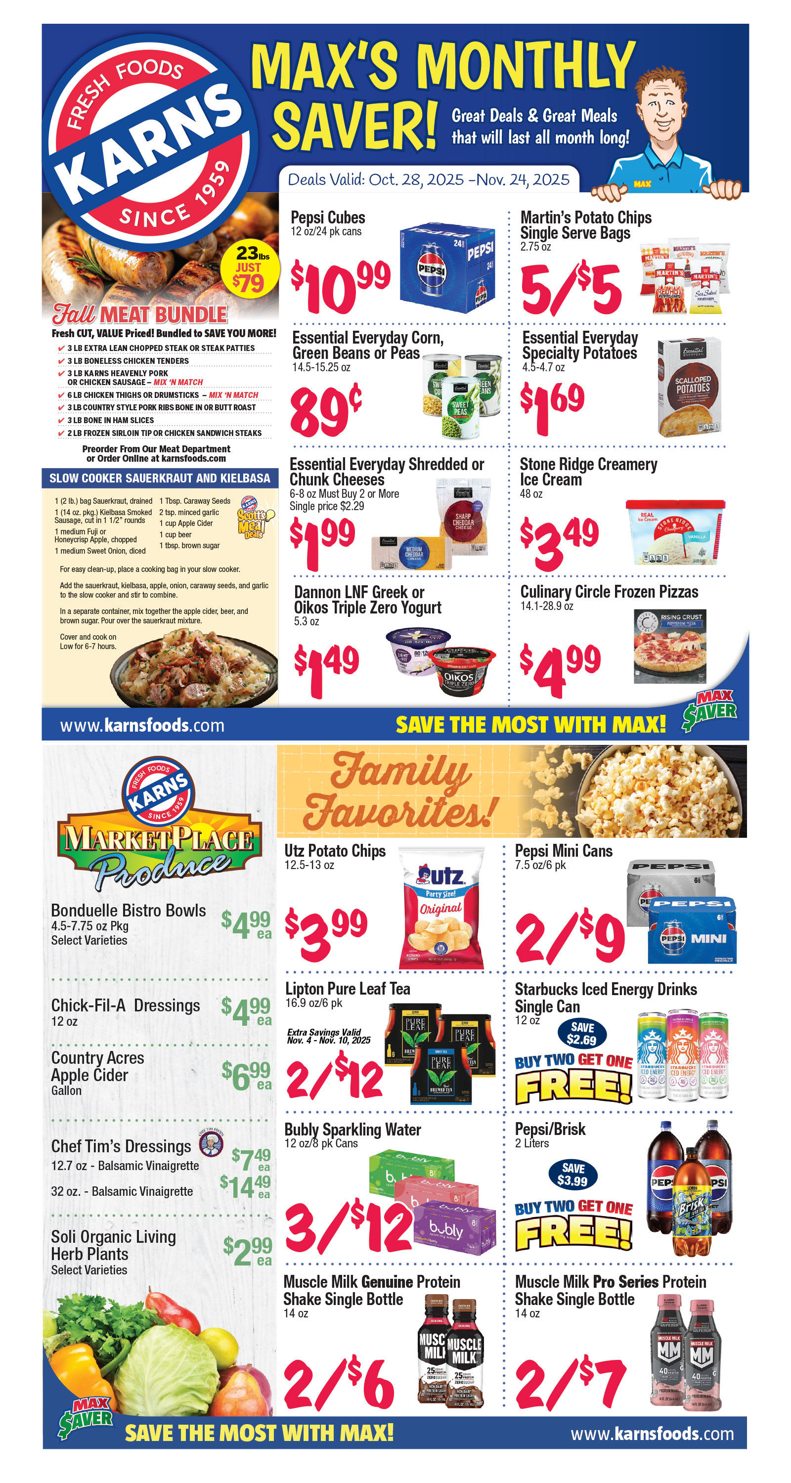 Karns Foods Monthly Ad