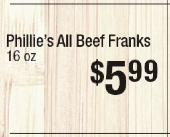Phillies All Beef Franks