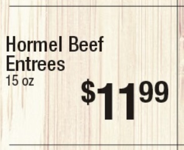 Hormel Beef Entrees