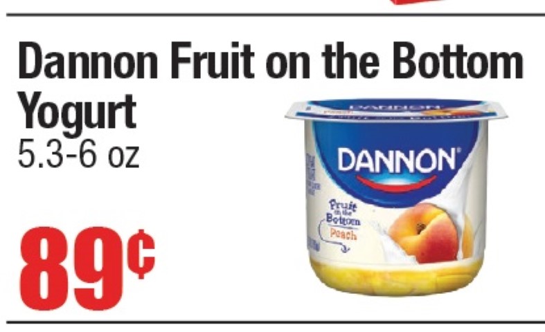 Dannon Fruit On The Bottom Yogurt