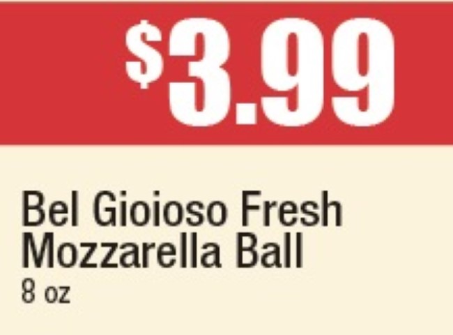 Bel Gioioso Fresh Mozzarella Ball 