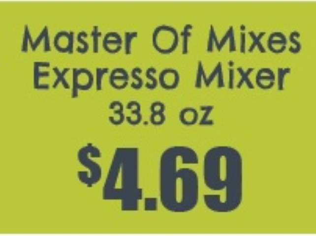 Master of Mixes Expresso Mixer