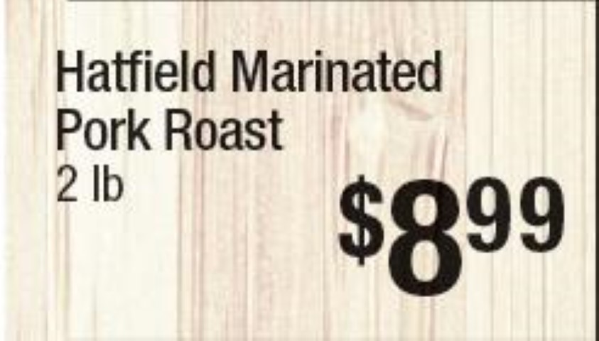 Hatfield Marinated Pork Roast 