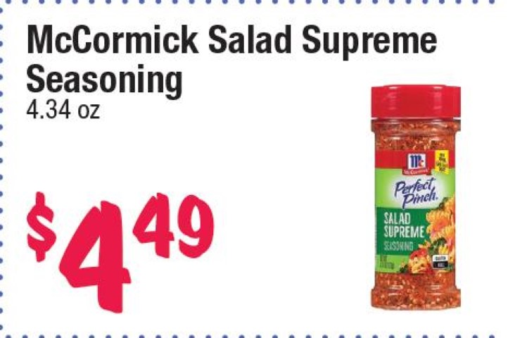 McCormick Salad Supreme Seasoning