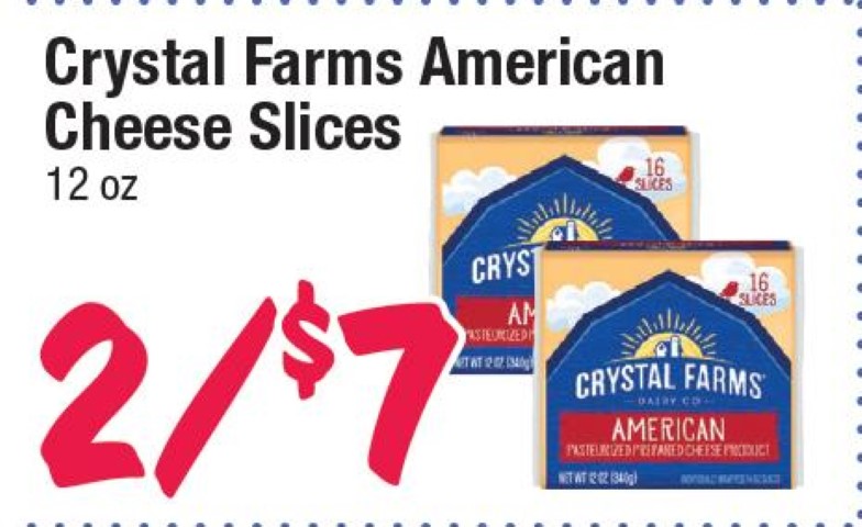 Crystal Farms American Cheese Slices