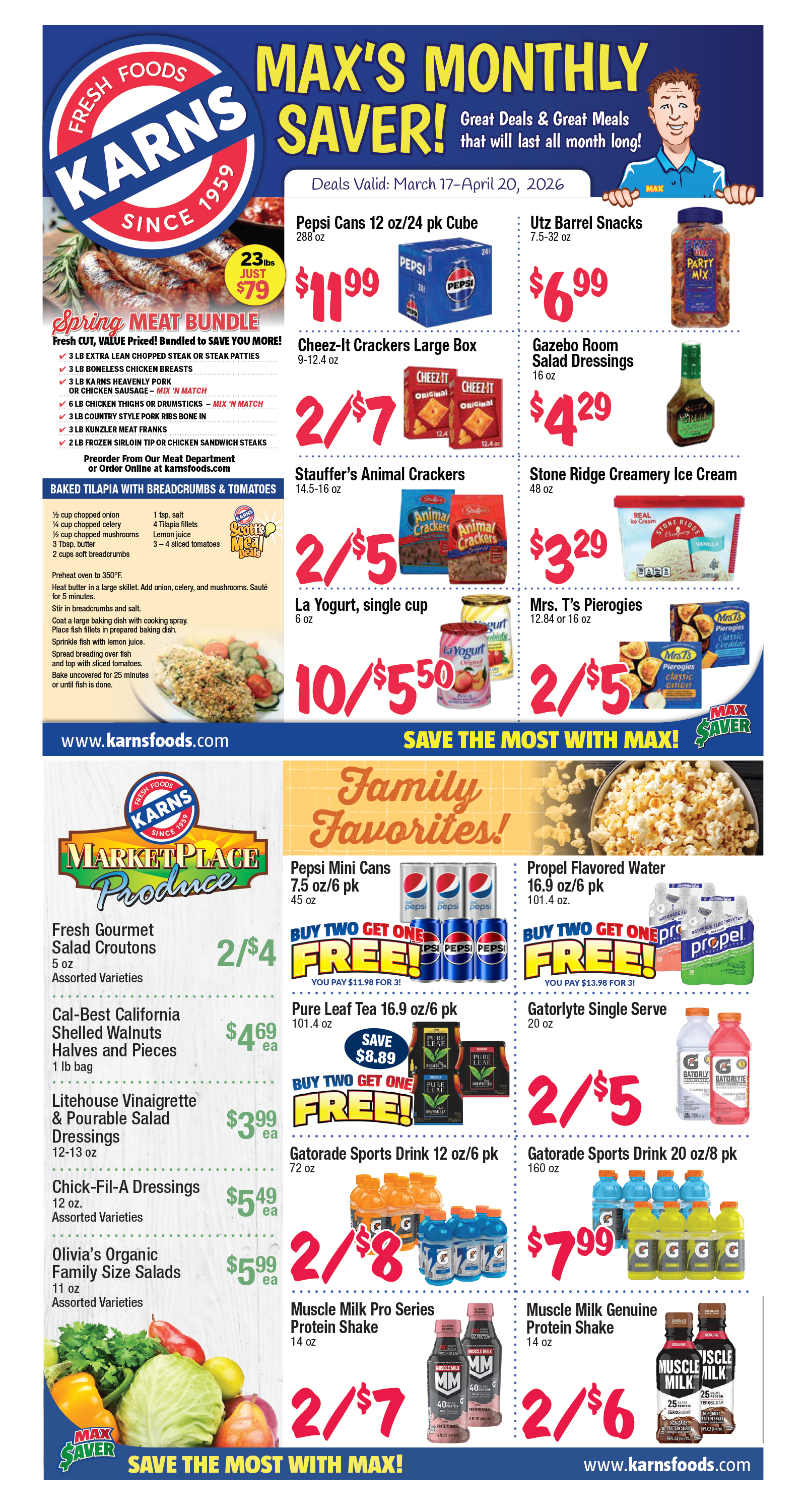 Karns Foods Monthly Ad