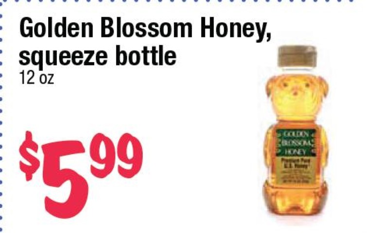 Golden Blossom Honey Squeeze Bottle