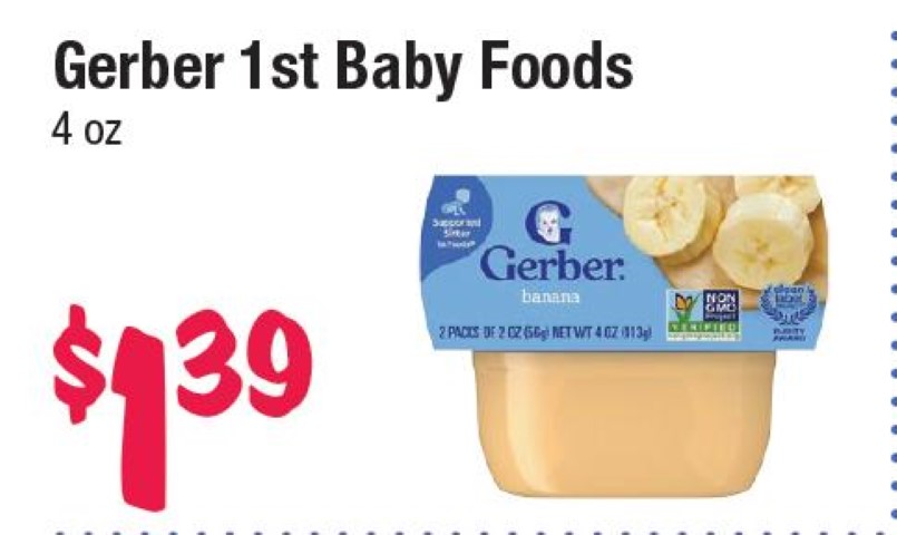 Gerber 1st Baby Foods