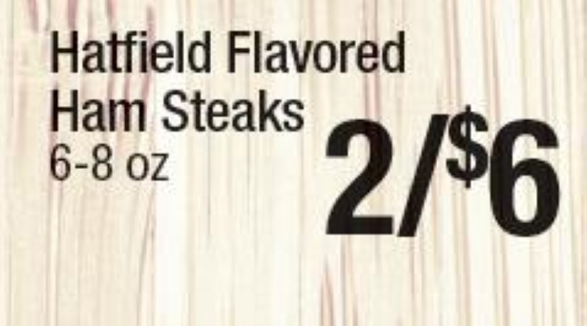 Hatfield Flavored Ham Steaks 