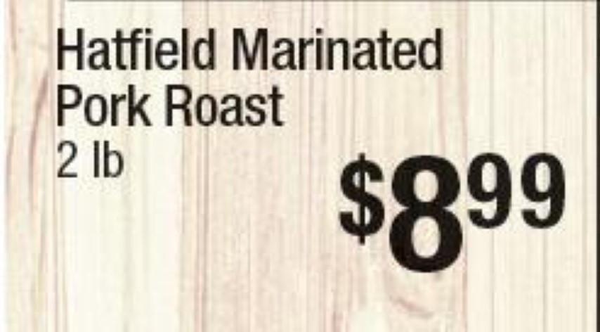 Hatfield Marinated Pork Roast 