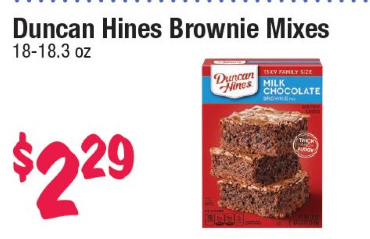 Duncan Hines Brownie Mixes