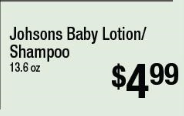 Johnson Baby Lotion/Shampoo