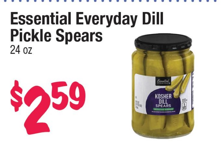 Essential Everyday Dill Pickle Spears