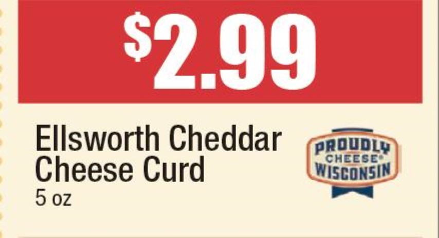 Ellsworth Cheddar Cheese Curd