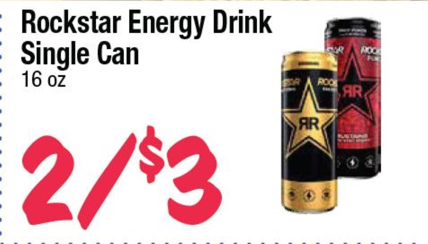 Rockstar Energy Drink Single Can