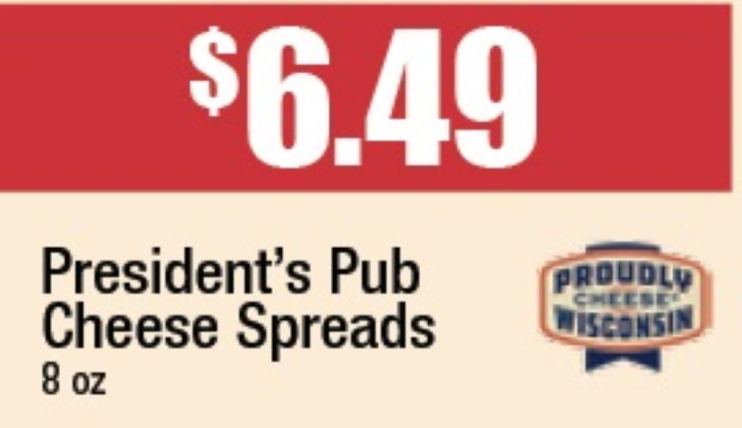 President Pub Cheese Spreads