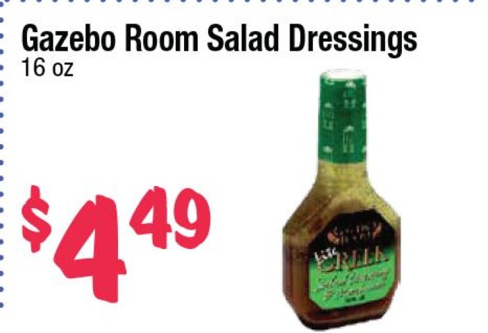 Gazebo Room Salad Dressings 