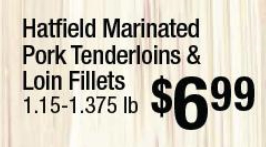 Hatfield Marinated Pork Tenderloins & Loin Fillets