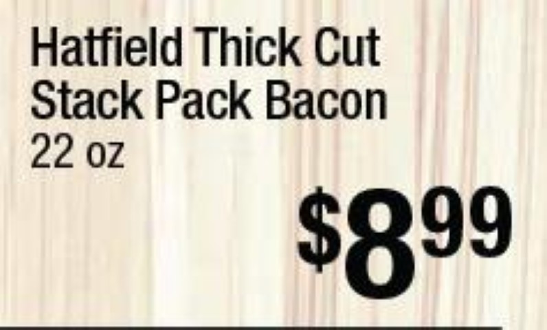Hatfield Thick Cut Stack Pack Bacon