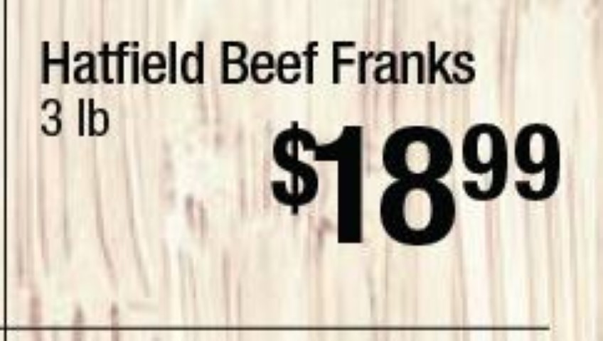 Hatfield Beef Franks