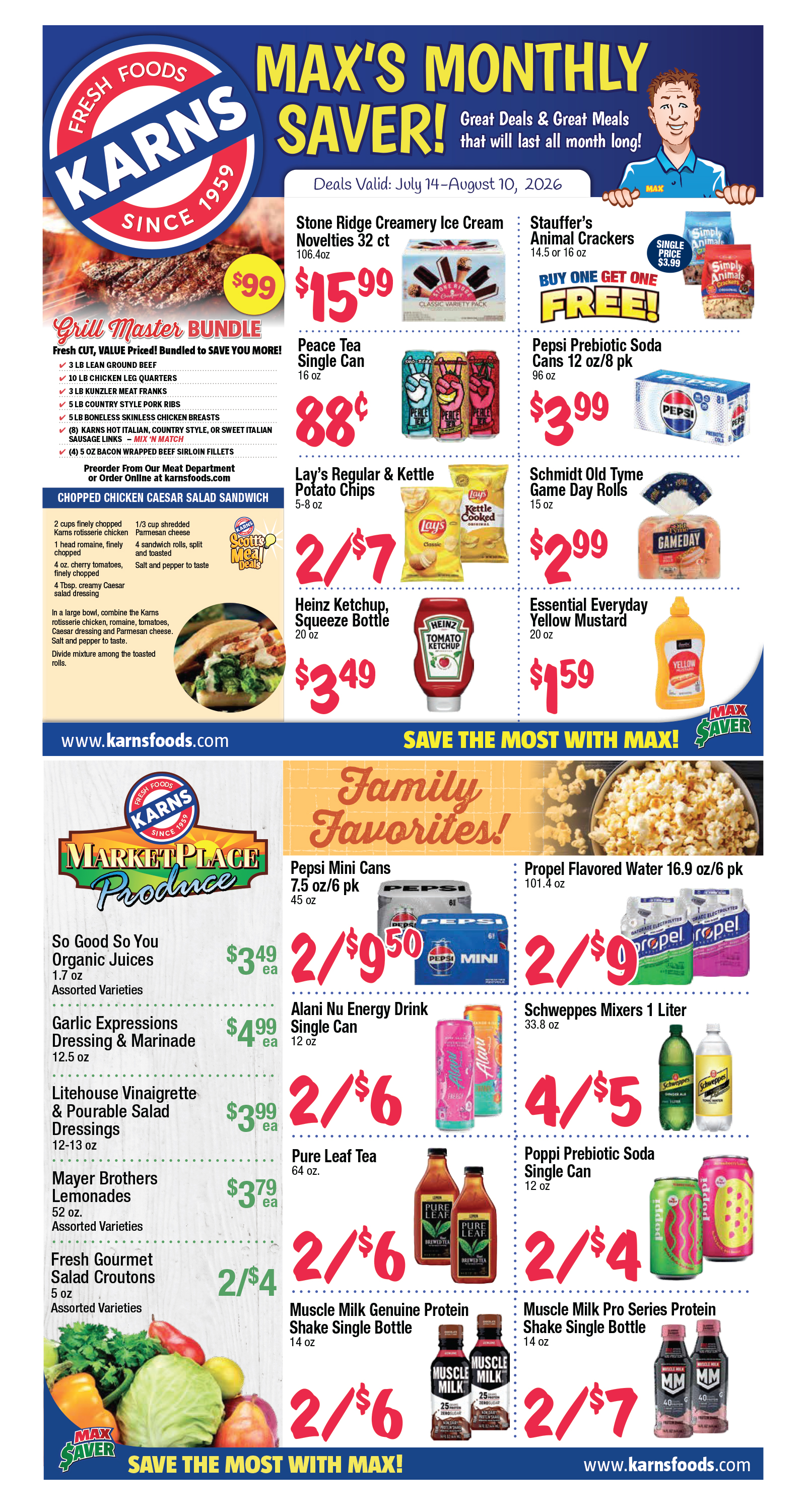Karns Foods Monthly Ad