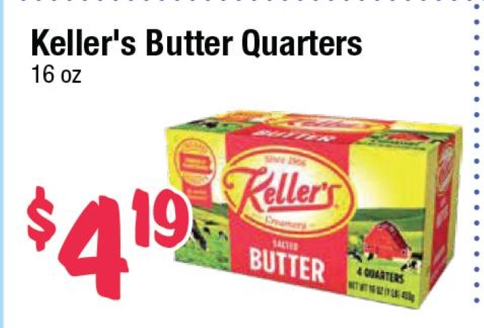 Keller's Butter Quarters