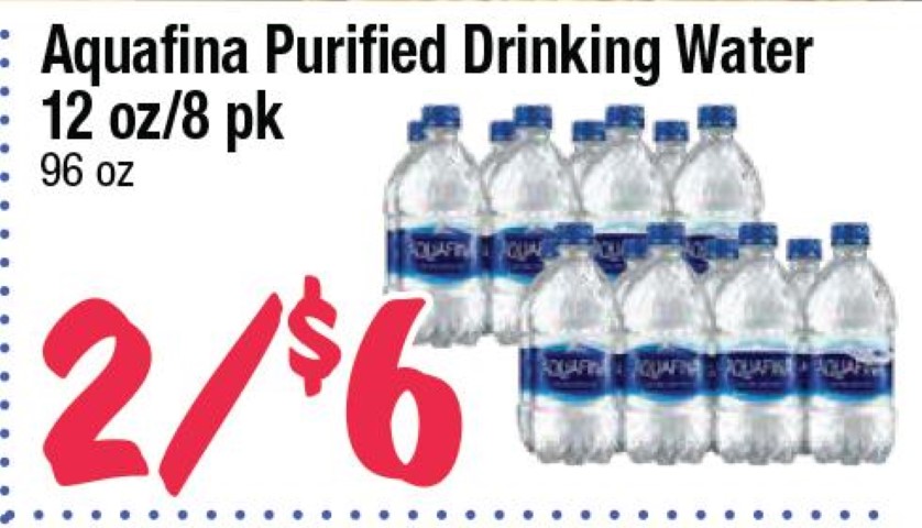 Aquafina Purified Drinking Water 12 oz/8 pk