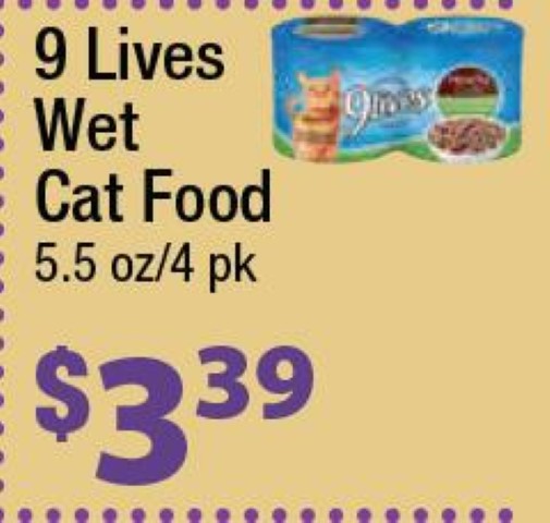 9 Lives Wet Cat Food