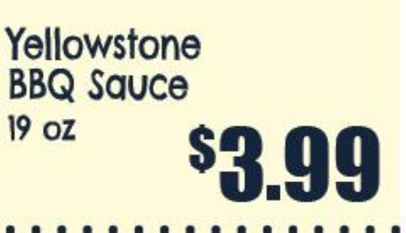 Yellowstone BBQ Sauce