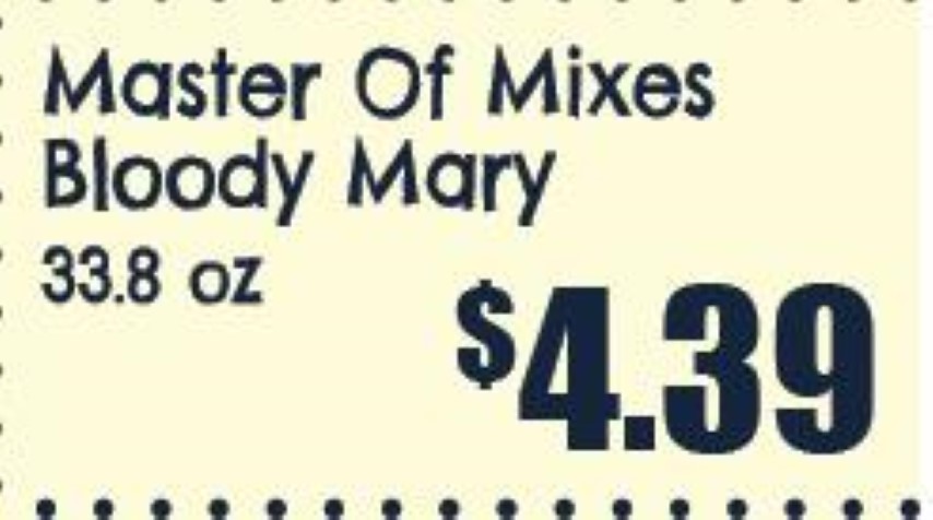 Master Of Mixes Bloody Mary