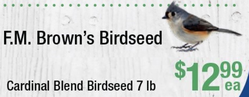 F.M. Brown's Cardinal Blend Birdseed