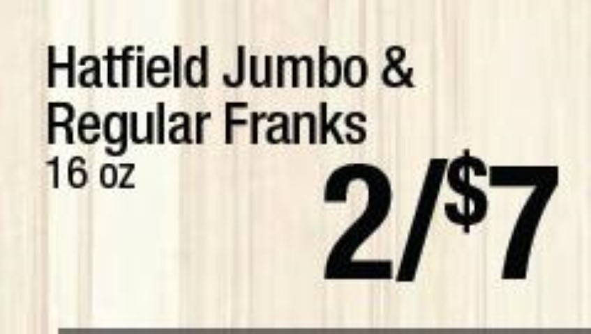 Hatfield Jumbo & Regular Franks