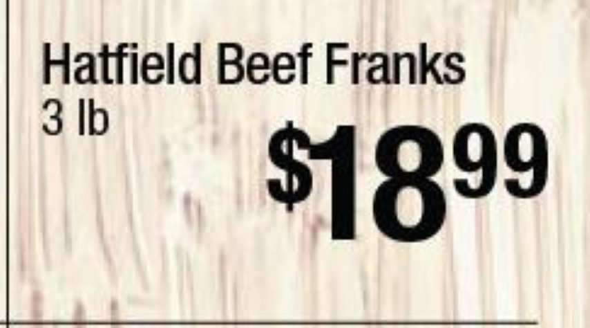 Hatfield Beef Franks