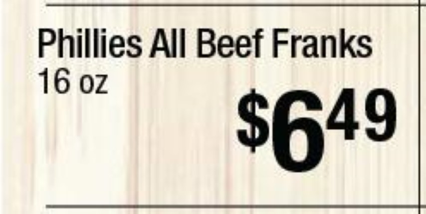 Phillies All Beef Franks
