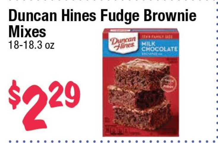Duncan Hines Fudge Brownie Mixes