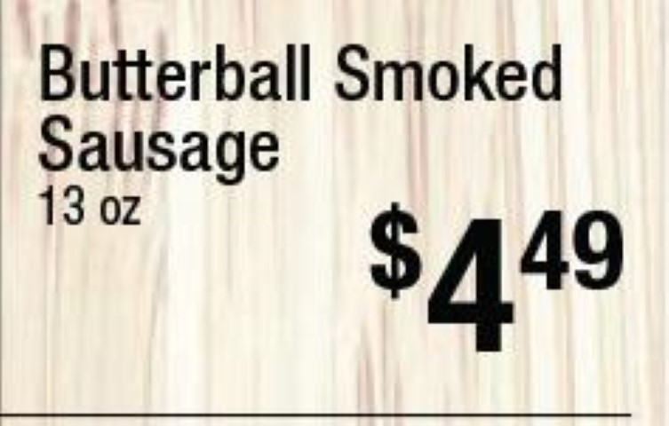 Butterball Smoked Sausage