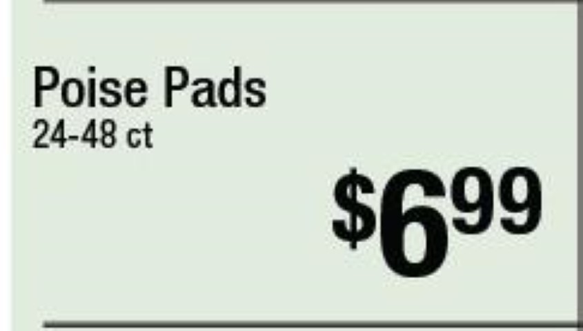 Poise Pads